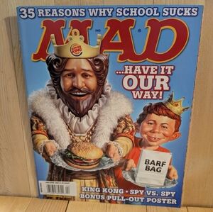 MAD Magazine with Burger King Cover